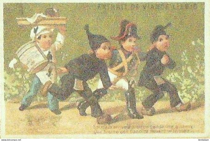 Chromo Liebig Sang   98 Apprenti patissier + 2 ramoneurs 1 (1883)