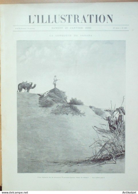 L'illustration 1900 n°2970 Chine Kuang-Tcheou Sahara Timassanine Afrique-Sud Transvaal Magersfontein
