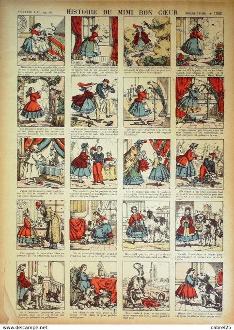 Histoire  de Mimi Bon Cœur (Pellerin d'epinal)