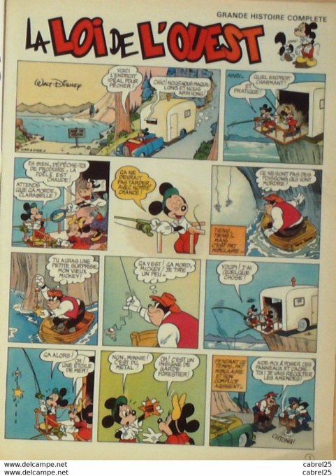 Journal de Mickey n°1727 pêcheur de perles (2-8-1985)