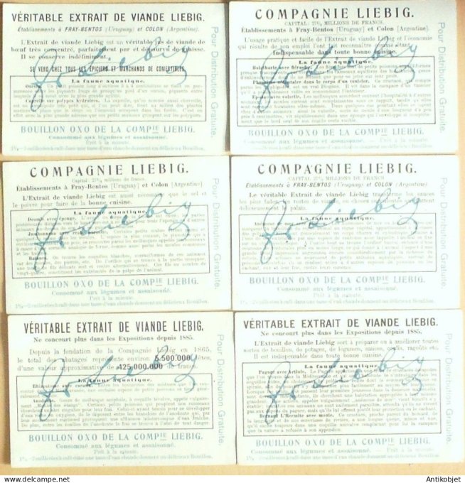 Chromo Liebig Sang  926 La faune aquatique (1908)