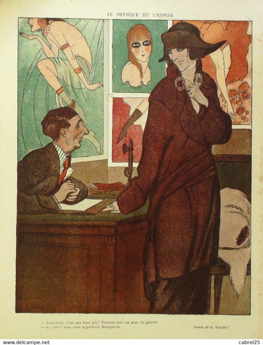 Le Rire 1919 n° 34 Léandre Reb Arnac Viardot Hautot Vallée Carlègle