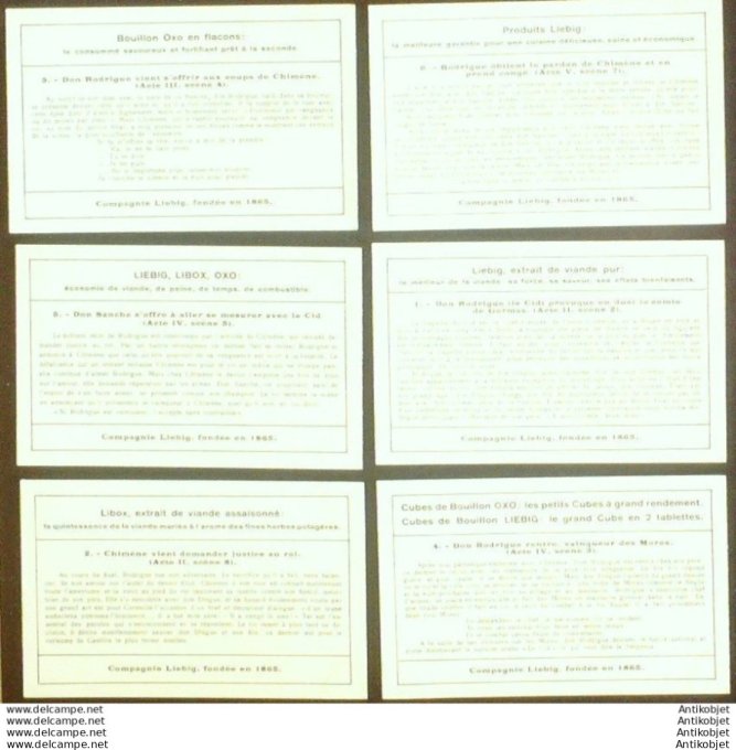 Chromo Liebig Sang 1337 Le Cid  Tragedie de Corneille (1936)