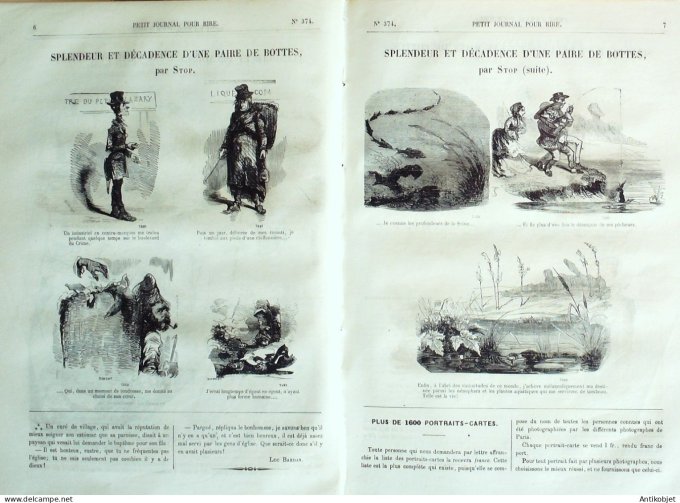 Petit journal pour Rire 1862 # 374 Revue du Monde Girin