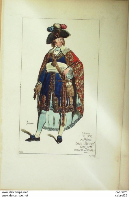 Portrait Directoire éxécutif membre en 1795