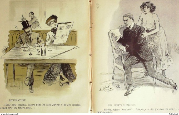 L'Assiette au beurre 1902 #  53 Les mensonges Jehan Testevuide