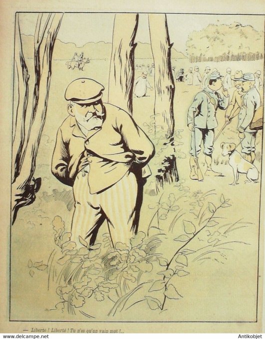 L'Assiette au beurre 1902 #  86 Les Chasseurs De La Nezière