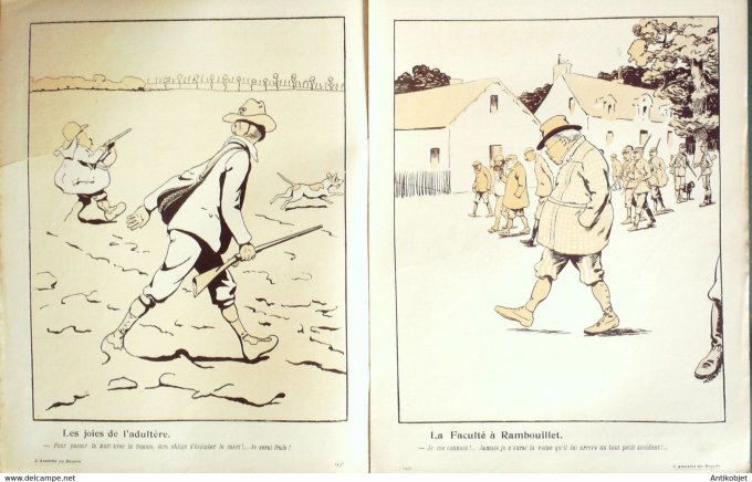 L'Assiette au beurre 1902 #  86 Les Chasseurs De La Nezière