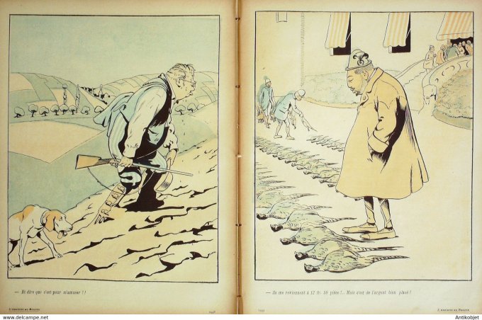 L'Assiette au beurre 1902 #  86 Les Chasseurs De La Nezière