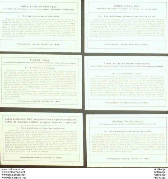 Chromo Liebig Sang 1334 Don Quichotte Miguel de Cervantes (1936)