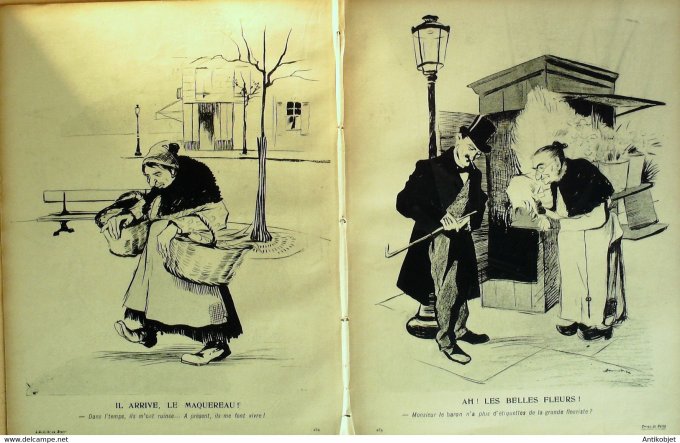 L'Assiette au beurre 1905 # 226 Types de Paris Poulbot Sancha