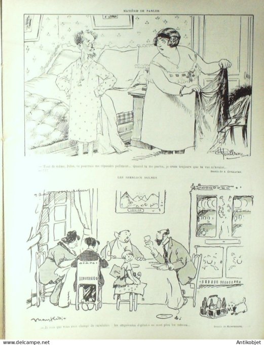 Le Rire 1913-03- 8 # 527 Journal humoristique Ed.Originale Jaures cherubin de paix