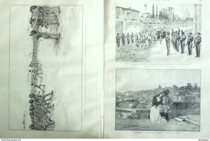 Le Monde illustré 1893 n°1890 Lyon (69) école santé militaire François Arago
