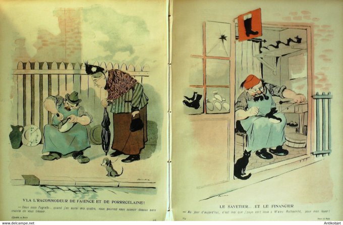 L'Assiette au beurre 1905 n°226 Types de Paris Poulbot Sancha