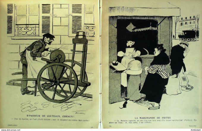 L'Assiette au beurre 1905 # 226 Types de Paris Poulbot Sancha