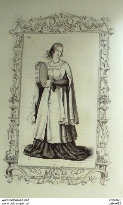 Italie TOSCANE  Dame noble 1859