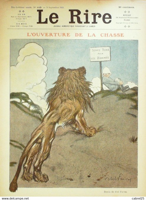 Le Rire 1911 n°449 Faivre Capy Hémard Radiguet Fabiano Névil Laborde Pavis Gris