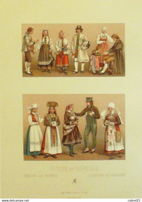 Suède HARDANGER HITTERDALEN LEKSAND DALECARLIE MORA