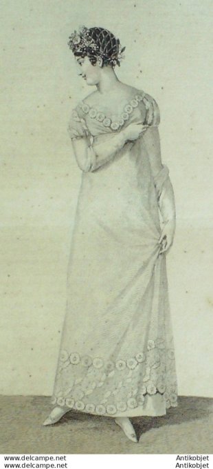 Costume Parisien 1811 # 1166 Robe de tulle