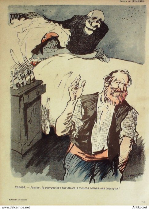 L'Assiette au beurre 1908 n°359 Les mouchards Poncet Villemot Florès