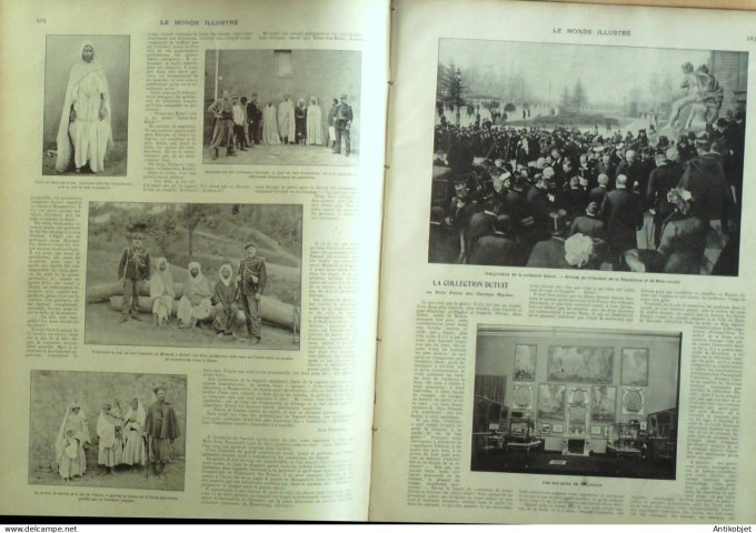 Le Monde illustré 1902 n°2386 Vénézuéla Caracas Sultan Yakoub  port Gabello MiraflorèsTunis Egypte A