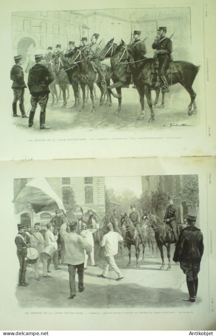 L'illustration 1901 n°3028 Tchad Togbao Gribingui Italie Messine Garde Tépublicaine Montceau (71)