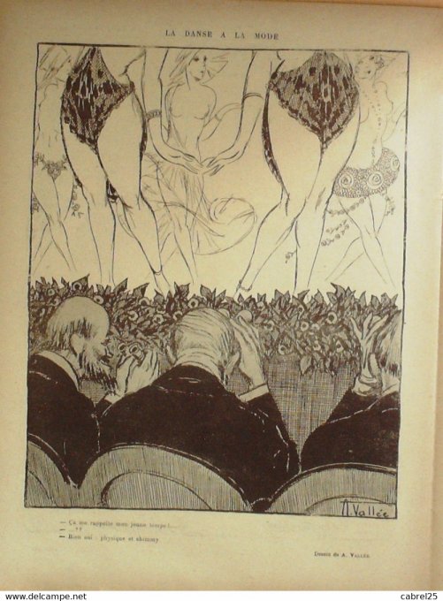 Le Rire 1921 n°107 Jeanniot Ibils Roussau Falké Léandre Arnac Vallée Métivet Gazan Reb
