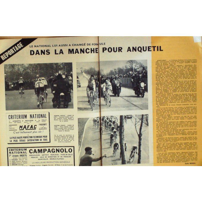 Miroir Sprint 1963 #  877 25 Mar Batteux Reims Emile Idee France Galles Kitzbuel Nevada