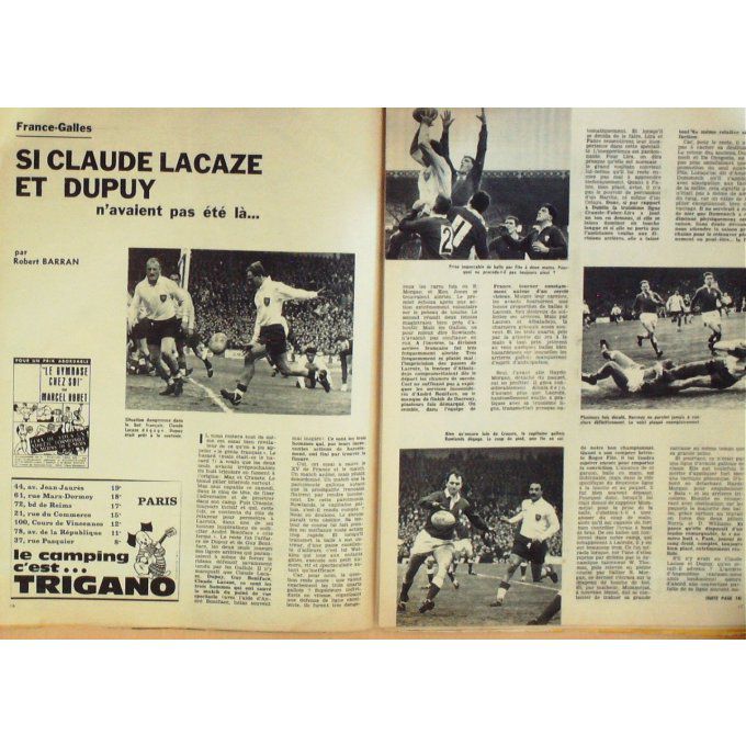 Miroir Sprint 1963 #  877 25 Mar Batteux Reims Emile Idee France Galles Kitzbuel Nevada