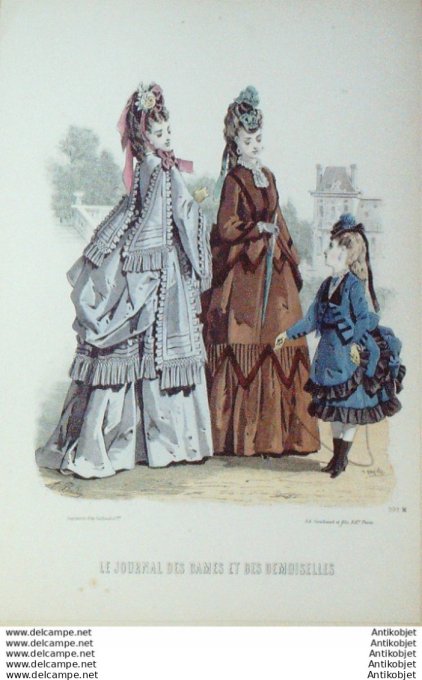 Journal des Dames Demoiselles 1871 #  991