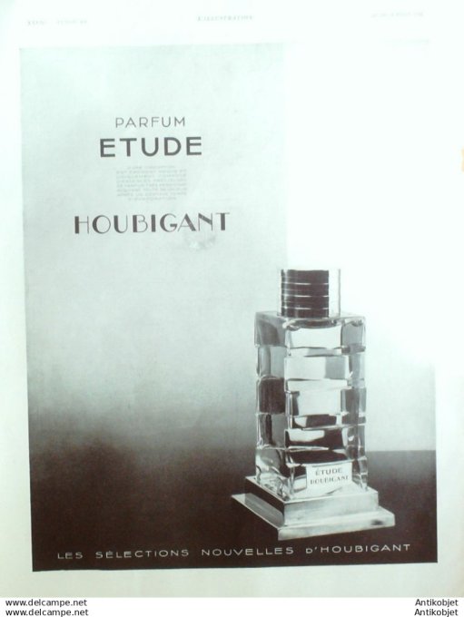 Publicite Cosmetique Houbigant 1931