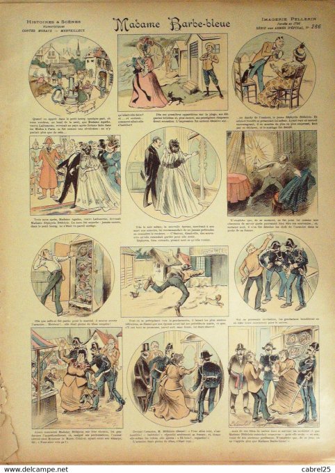 Madame Barbe Bleue  (Pellerin d'epinal) Blanchet Magon