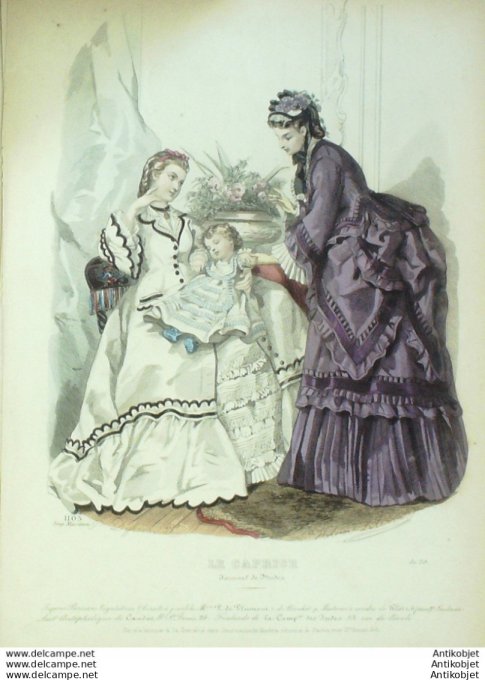 Le Caprice 1875 # 1105 (Maison Plumeul)