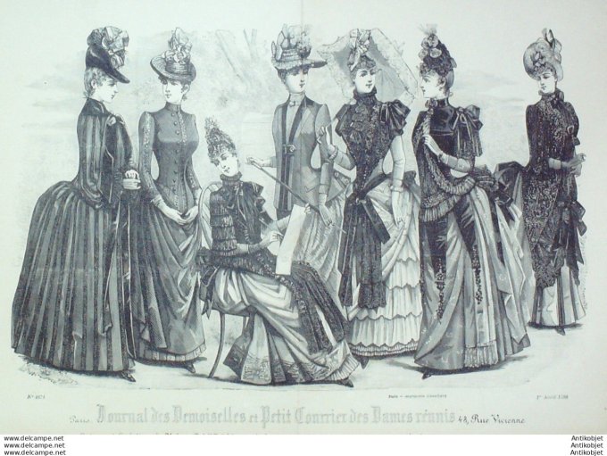 Journal des Demoiselles & Dames réunis 1888 # 4671