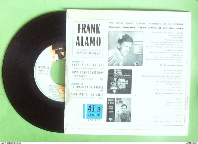Alamo Frank 45T EP Sing c'est la vie 1965