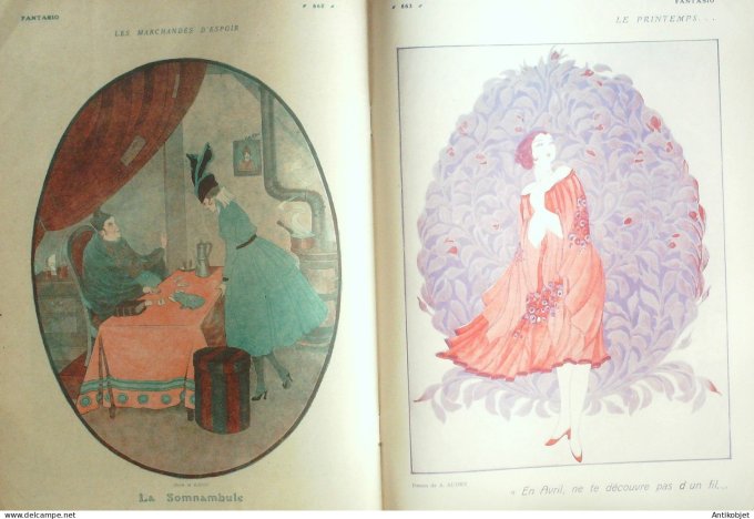 Fantasio 224 1916 Halouze Icart Benda Touraine Sat Cappiello Laney Aubry