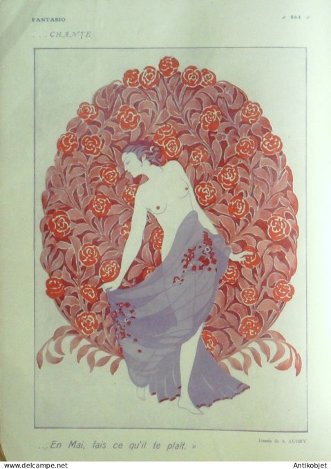 Fantasio 224 1916 Halouze Icart Benda Touraine Sat Cappiello Laney Aubry