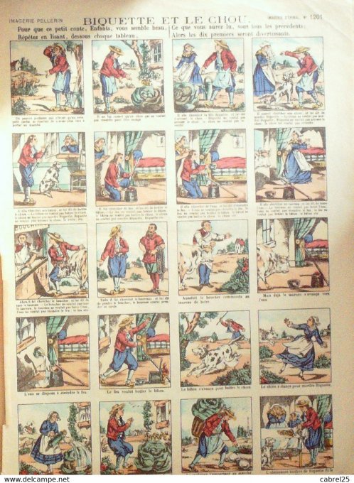 Biquette & Le Chou (Pellerin d'epinal)