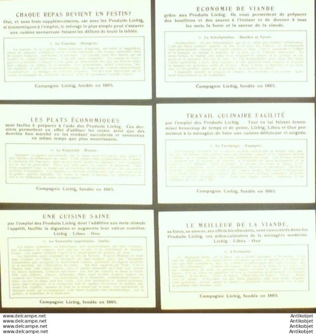 Chromo Liebig Sang 1333 Danses populaires (1936)