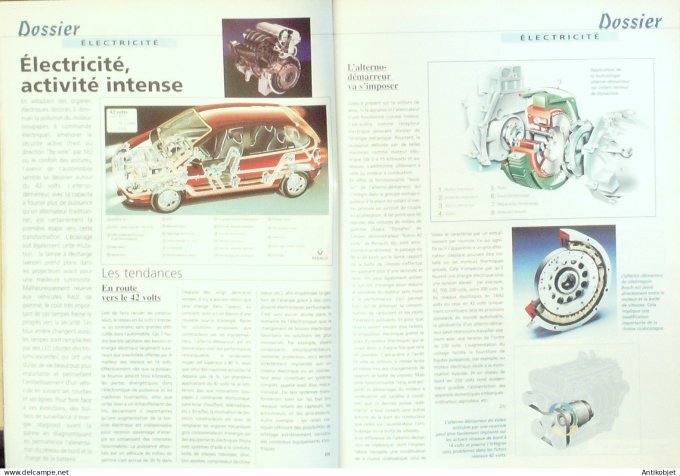 Revue Tech. Automobile 2001 n°645 Peugeot 306 Mercedes ML Magneti Marelli
