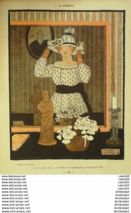 La Baionnette 1918 # 136 (Filles D'aujourd'hui) Fournier Gastyne Guyon Sat Sauvage Chaps