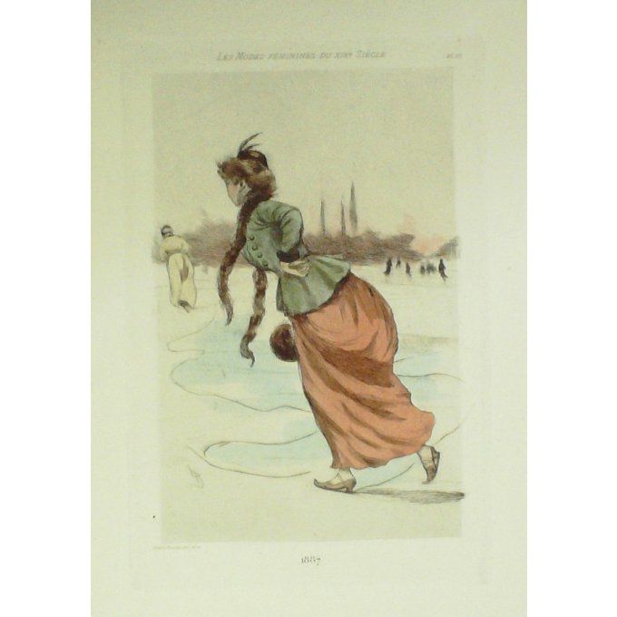 Mode Féminine époque 1887 (H.Boutet)