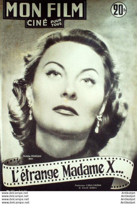 L'étrange Madame X Michèle Morgan Henri Vidal Maurice Escande