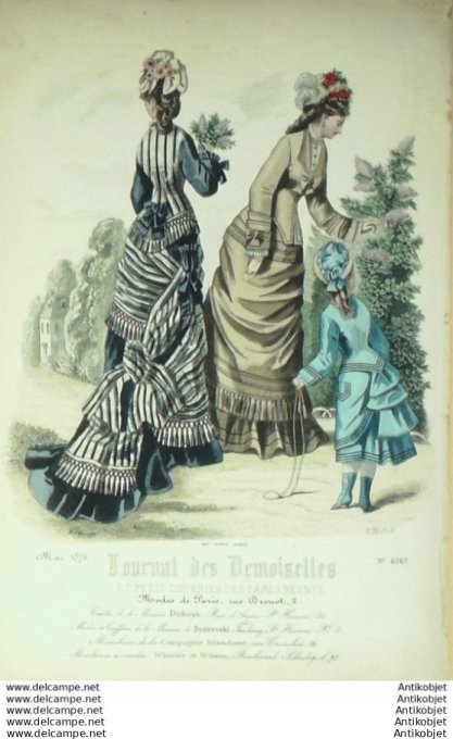 Journal de Demoiselles 1876 # 4047b (Maison Petit St-Thomas)