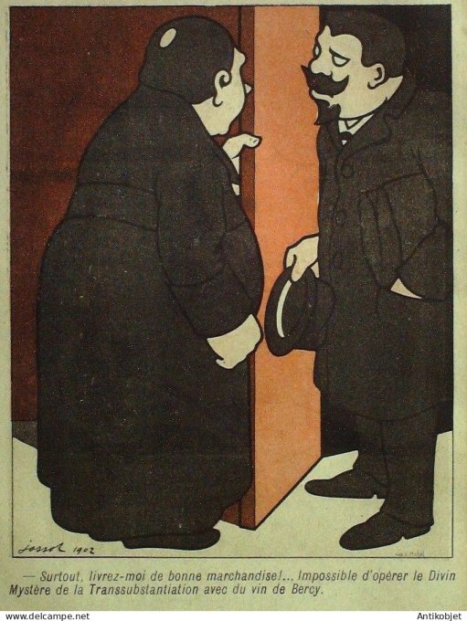 L'Assiette au beurre 1902 #  59 Cra L'eglise Catholique Jossot