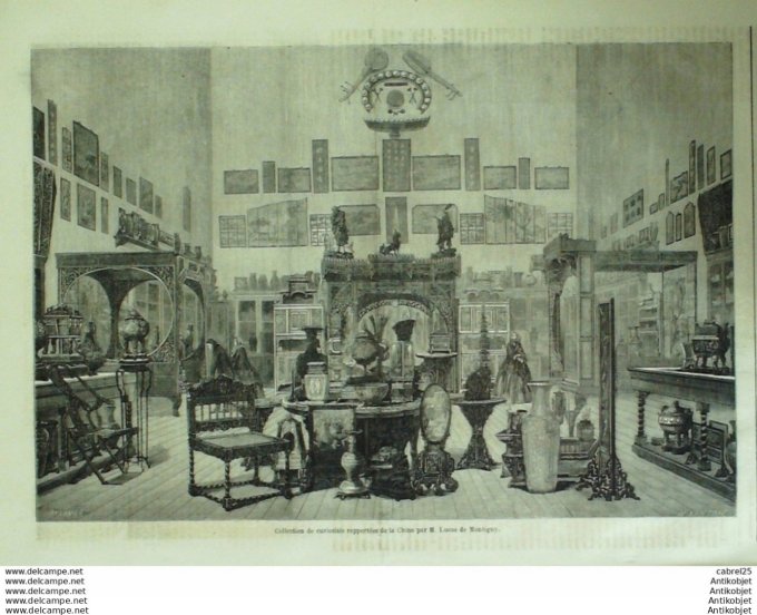 Le Monde illustré 1860 n°162 Troyes (10) Espagne Valence St-Quentin (02) Cochinchine Tourane Anglete