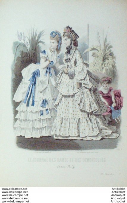 Journal des Dames Demoiselles 1871 #  992