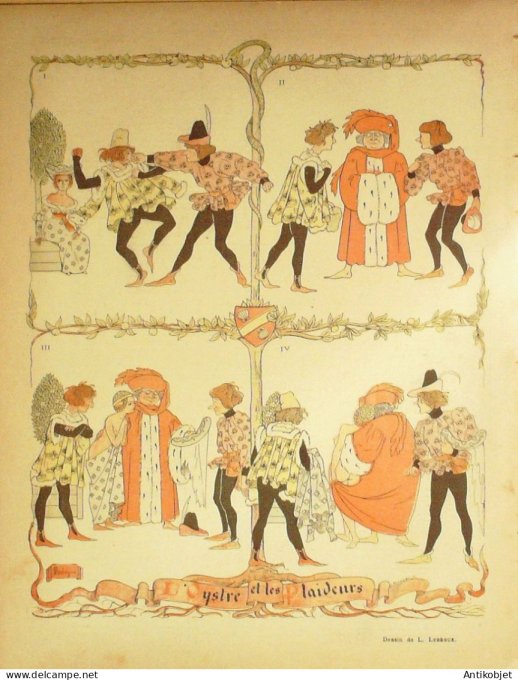 Le Rire 1899-07- 1 # 243 Journal humoristique Ed.Originale Adam & Eve