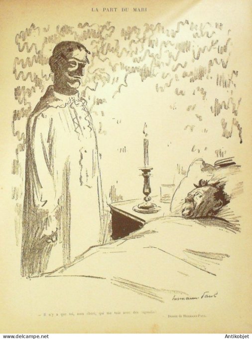 Le Rire 1899-07- 1 # 243 Journal humoristique Ed.Originale Adam & Eve