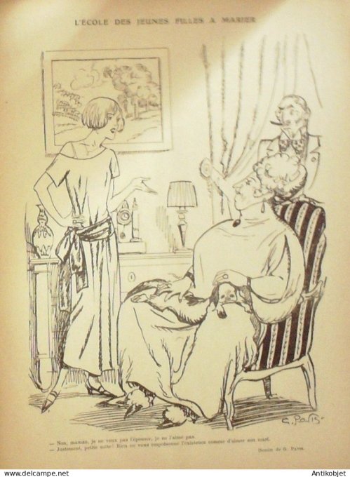 Le Rire 1924-01-19 # 259 Journal humoristique Ed.Originale Leon Daudet